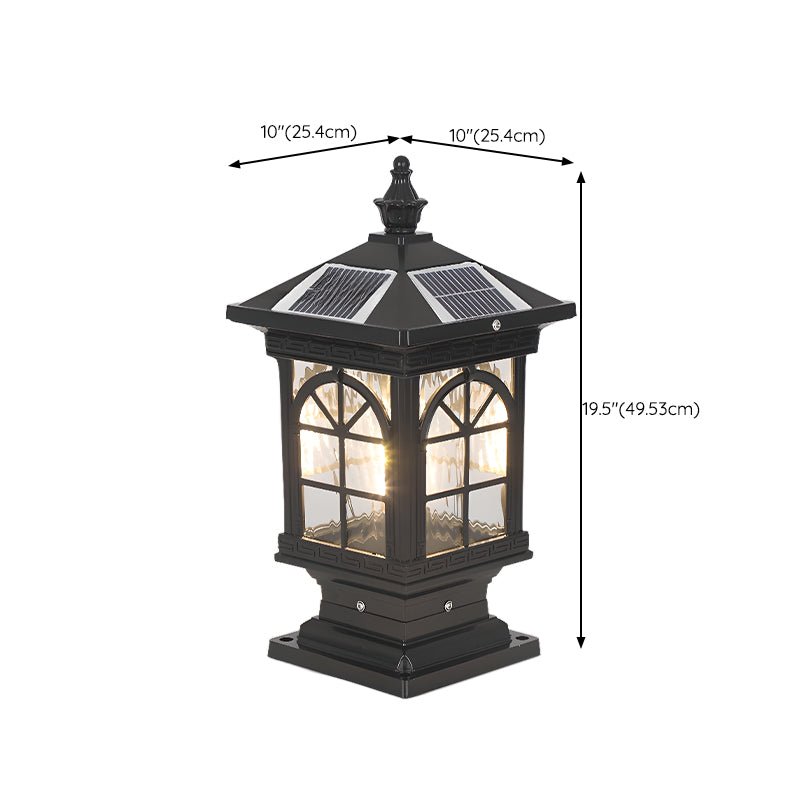 Finverevia Glass Post Light-Moonnatur