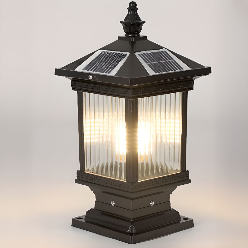 Finverevia Glass Post Light-Moonnatur