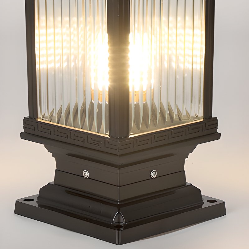 Finverevia Glass Post Light-Moonnatur
