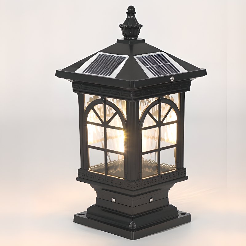 Finverevia Glass Post Light-Moonnatur