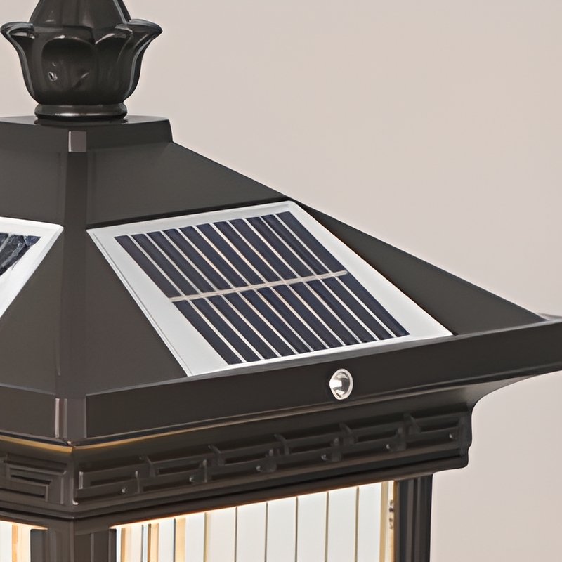 Finverevia Glass Post Light-Moonnatur