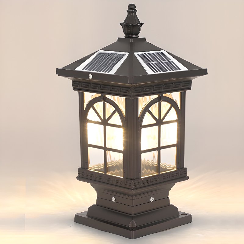 Finverevia Glass Post Light-Moonnatur