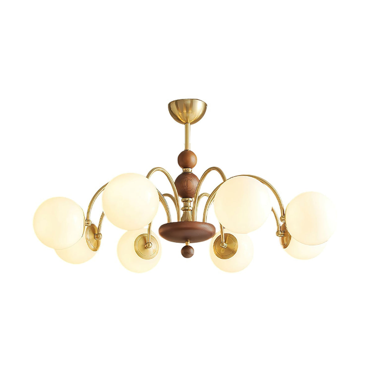 Verrenenora Glass Chandelier-Moonnatur