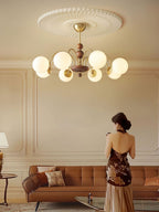 Verrenenora Glass Chandelier-Moonnatur