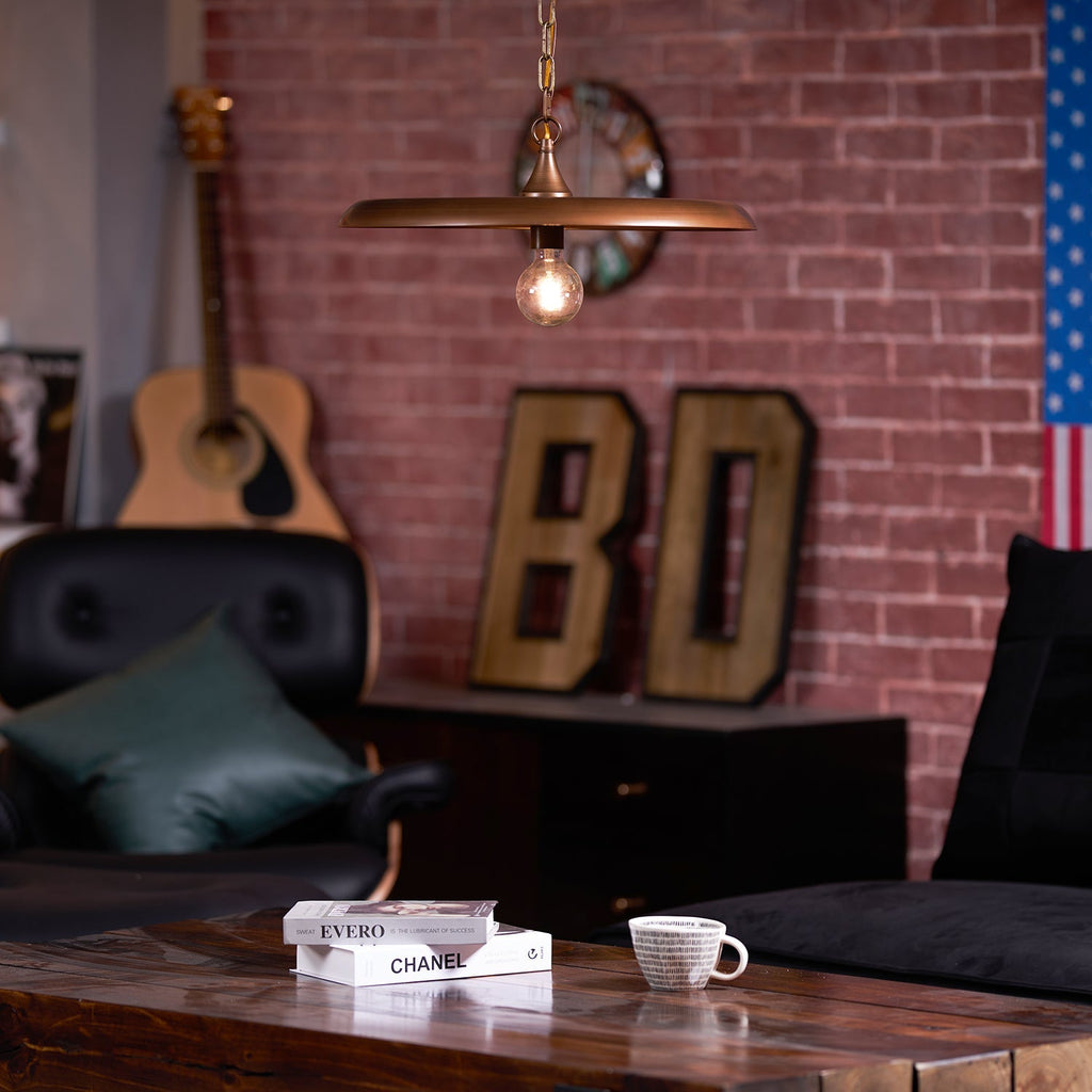 Denelwyn Metal Pendant Light-Moonnatur