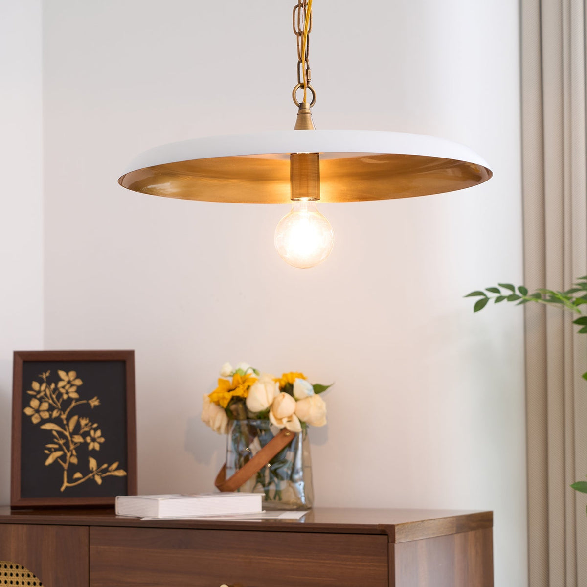 Denelwyn Metal Pendant Light-Moonnatur