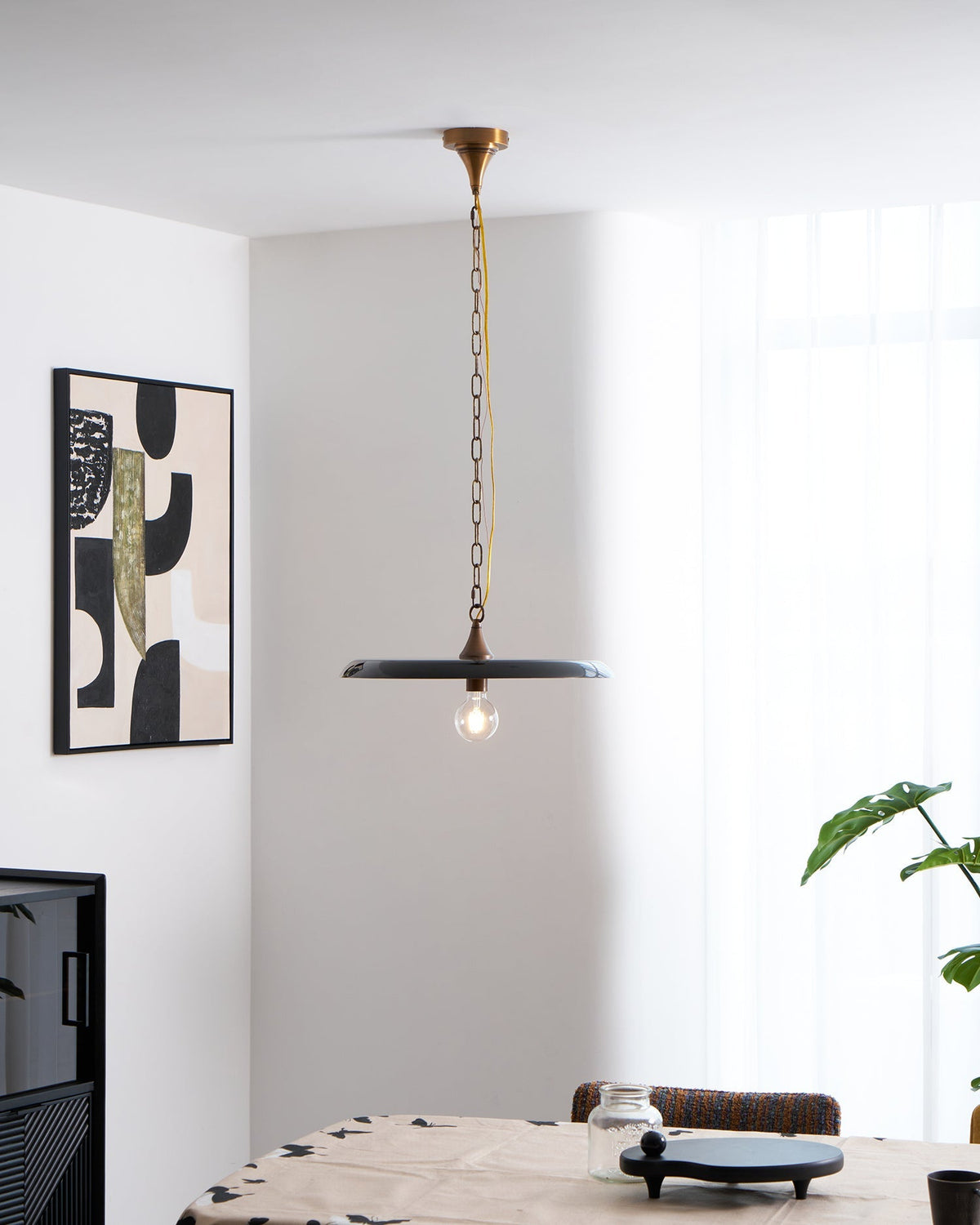 Denelwyn Metal Pendant Light-Moonnatur