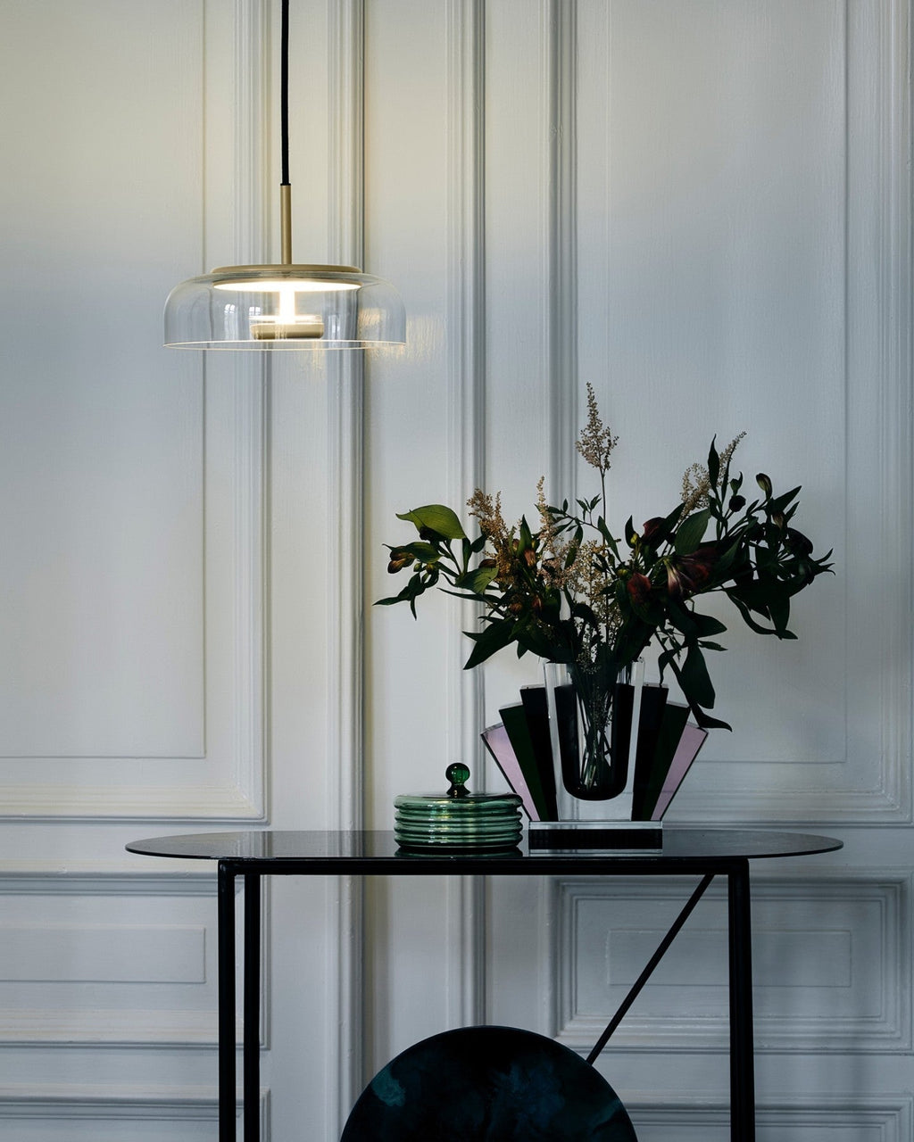 Yavoria Glass Pendant Lamp-Moonnatur