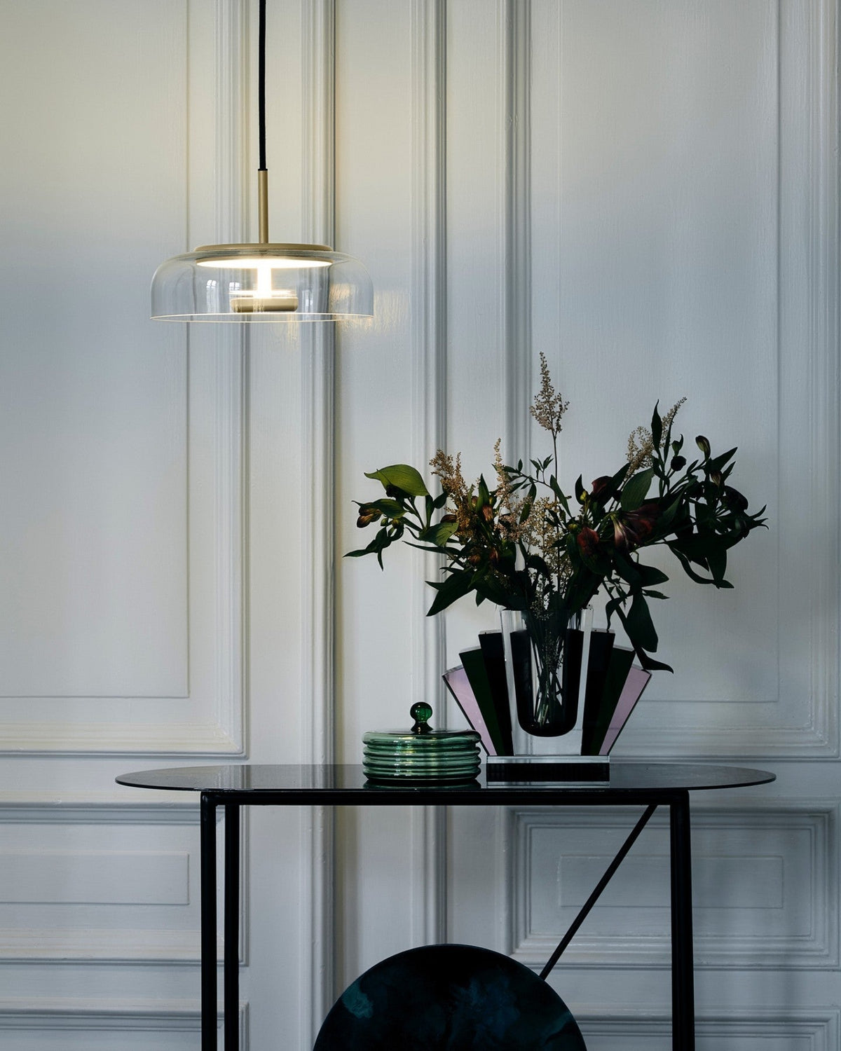 Yavoria Glass Pendant Lamp-Moonnatur