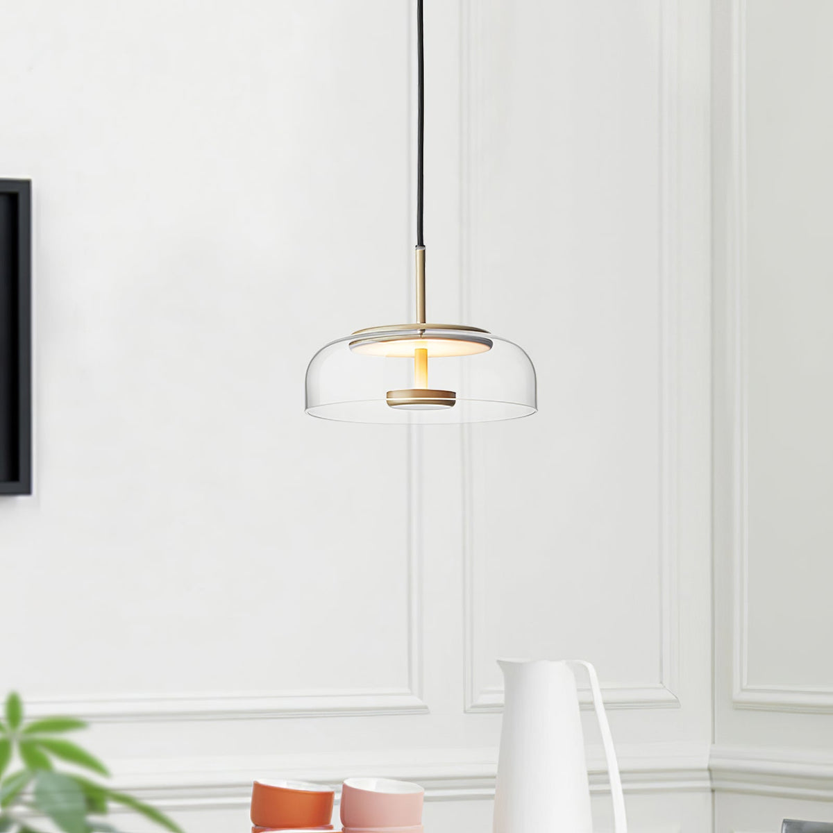 Yavoria Glass Pendant Lamp-Moonnatur