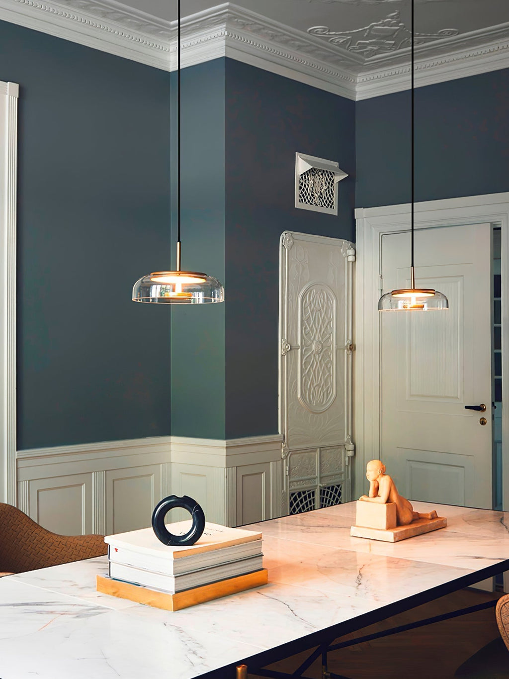 Yavoria Glass Pendant Lamp-Moonnatur