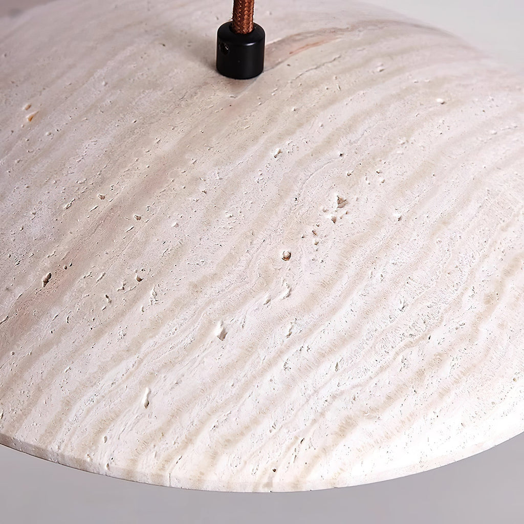 Quenelorie Travertine Pendant Light-Moonnatur