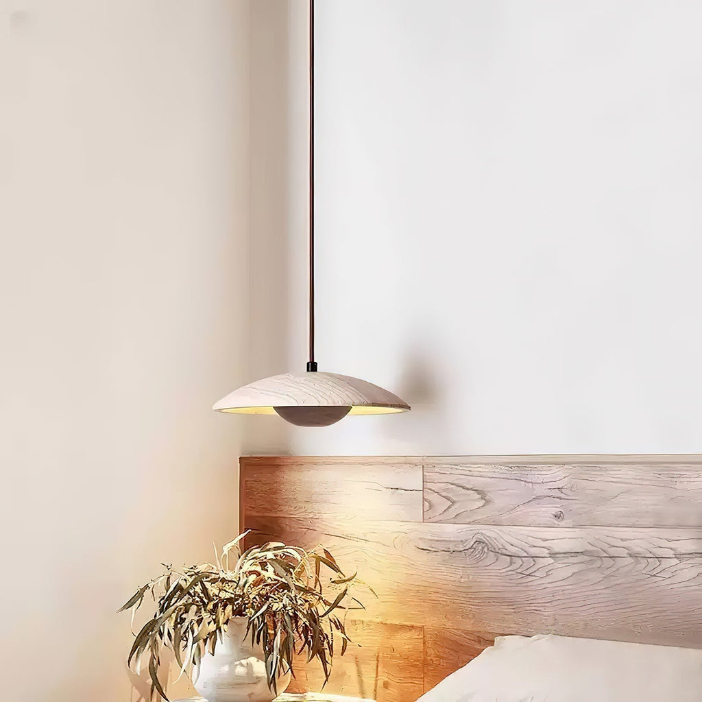Quenelorie Travertine Pendant Light-Moonnatur