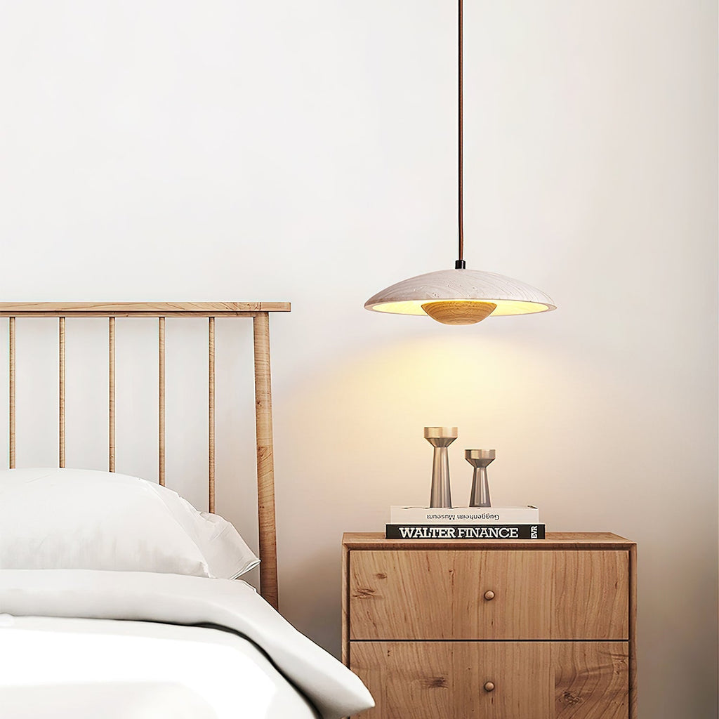 Quenelorie Travertine Pendant Light-Moonnatur