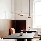 Quenelorie Travertine Pendant Light-Moonnatur