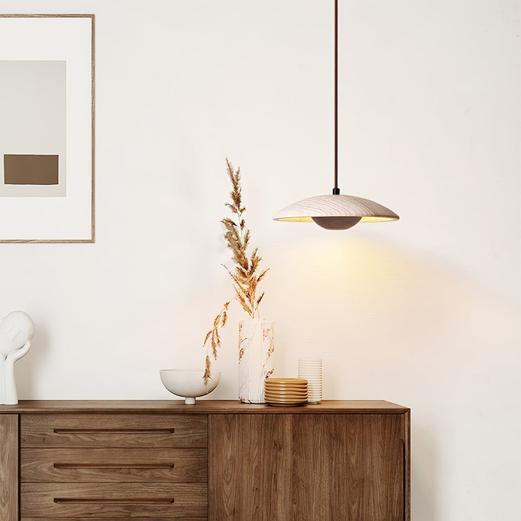 Quenelorie Travertine Pendant Light-Moonnatur