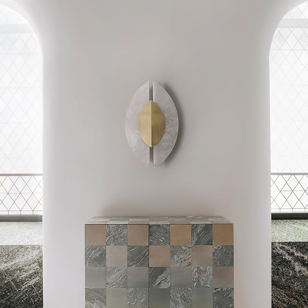 Zorrencove Alabaster Wall Light-Moonnatur