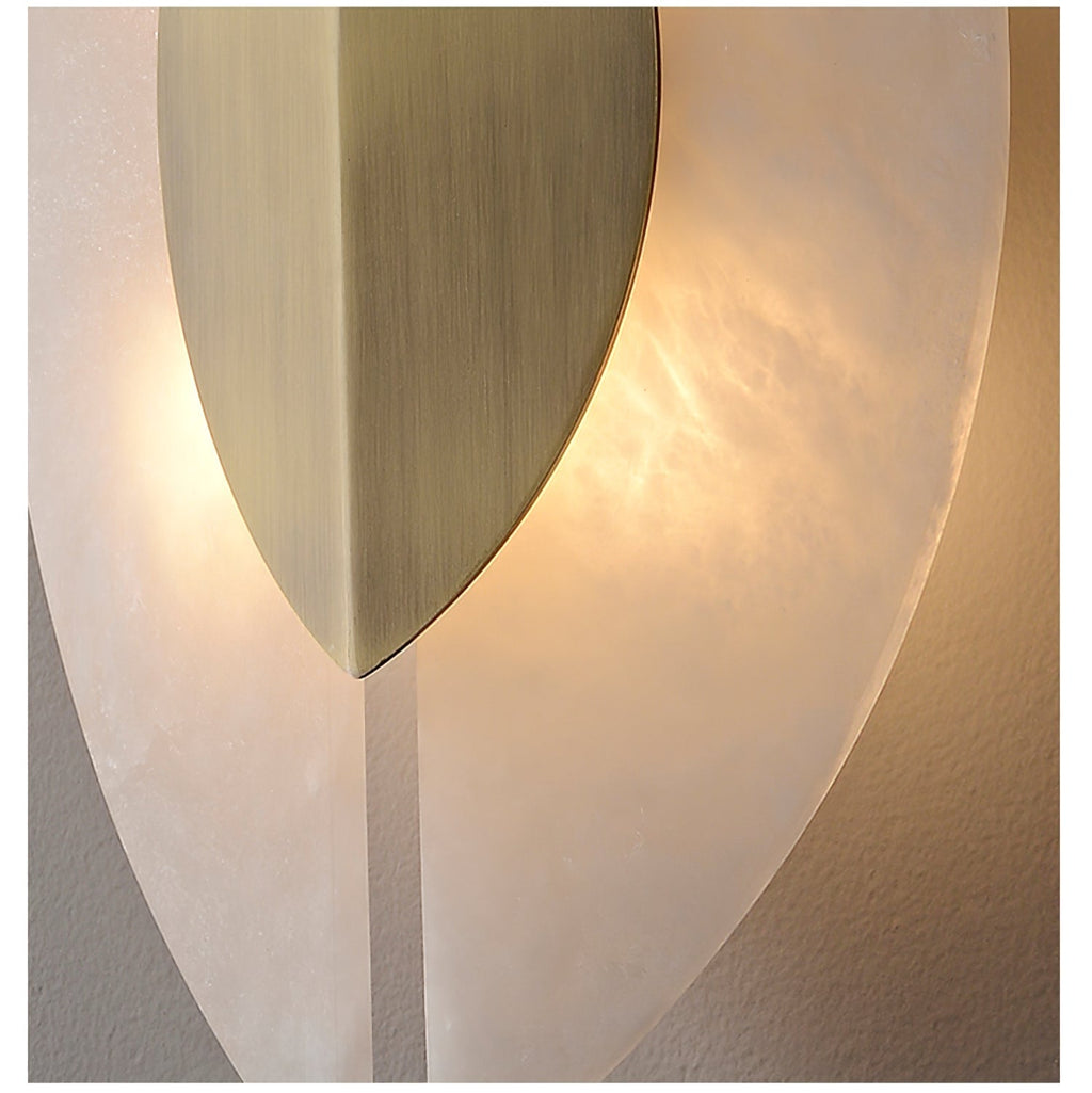 Zorrencove Alabaster Wall Light-Moonnatur
