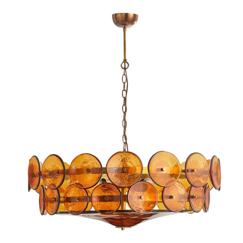 Iveria Glass Chandelier-Moonnatur