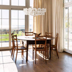 Iveria Glass Chandelier-Moonnatur