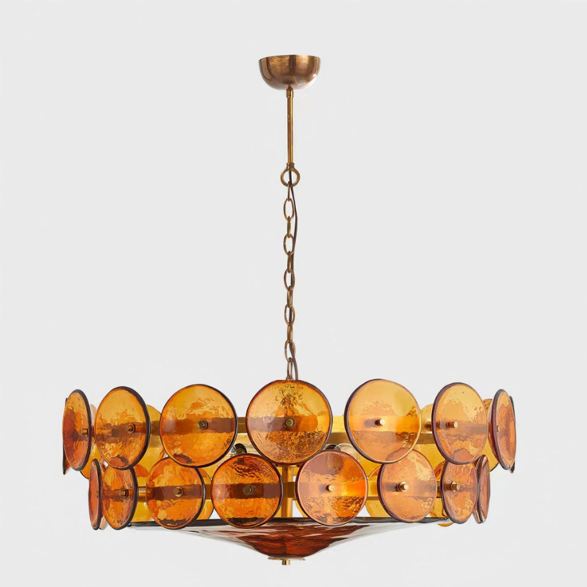 Iveria Glass Chandelier-Moonnatur
