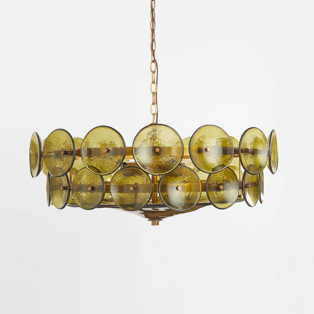 Iveria Glass Chandelier-Moonnatur