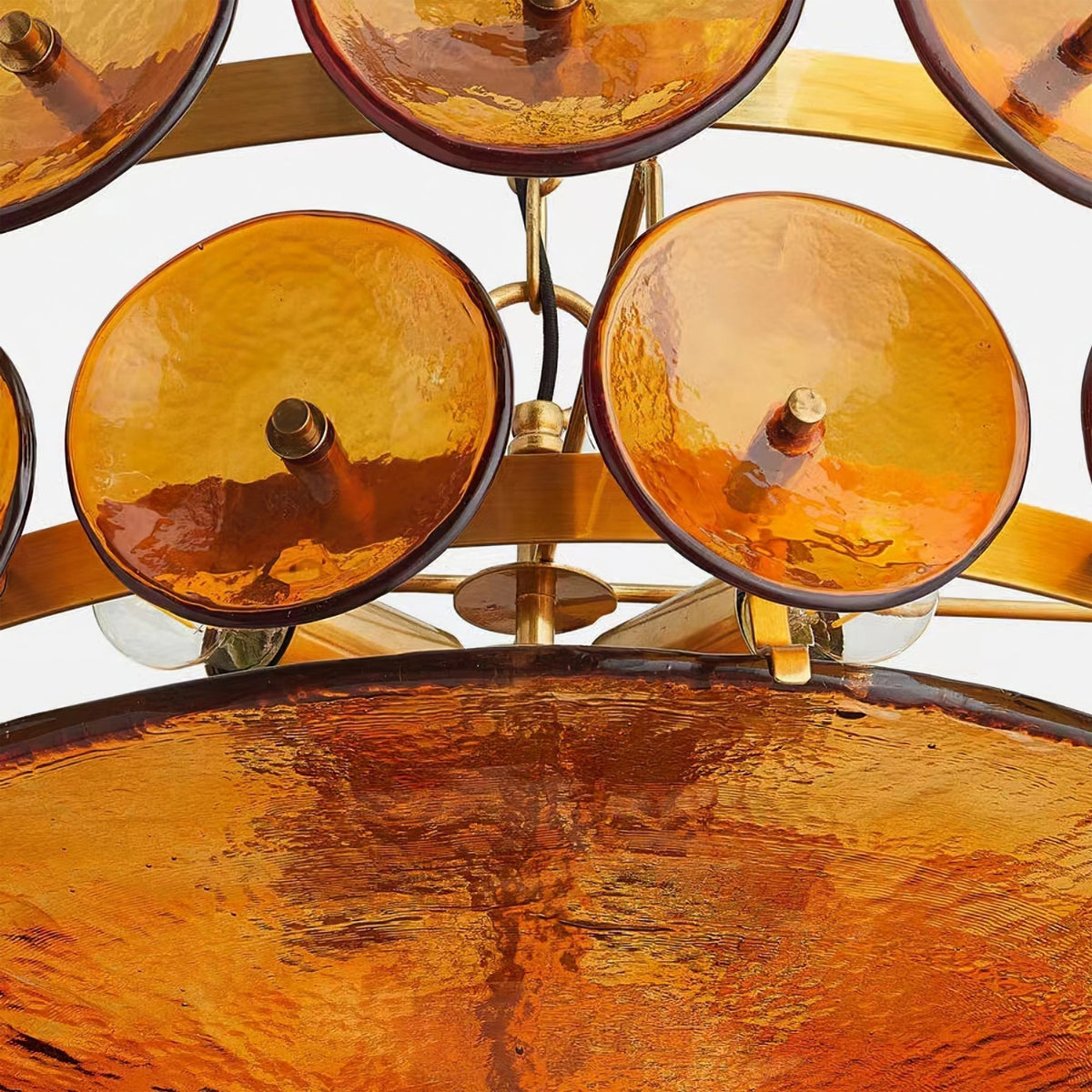 Iveria Glass Chandelier-Moonnatur