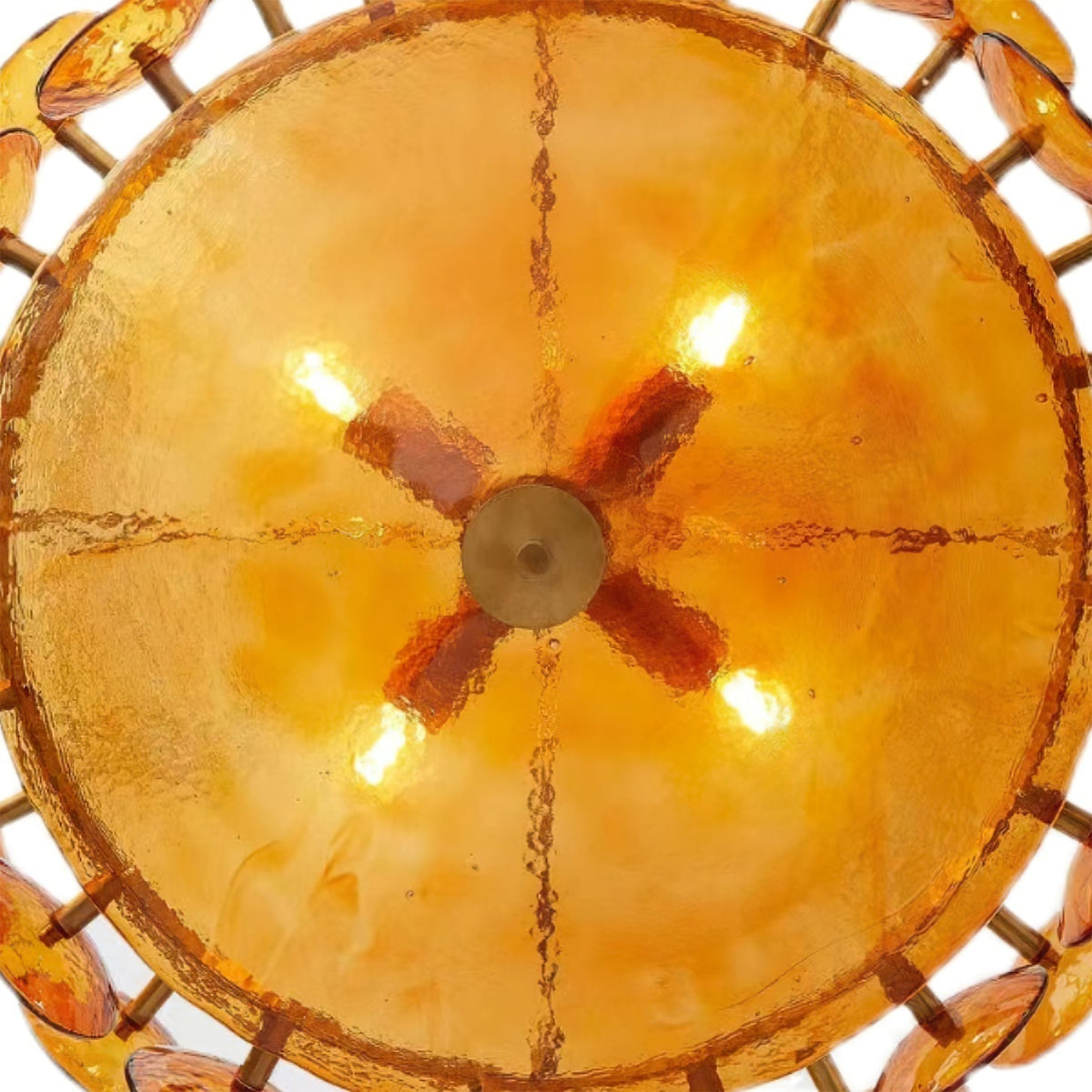 Iveria Glass Chandelier-Moonnatur