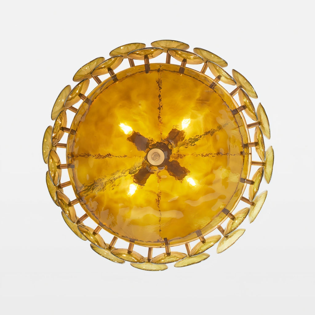 Iveria Glass Chandelier-Moonnatur