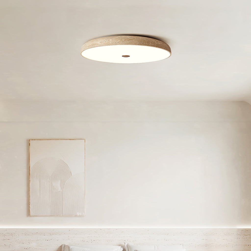 Nardenash Travertine Ceiling Light-Moonnatur