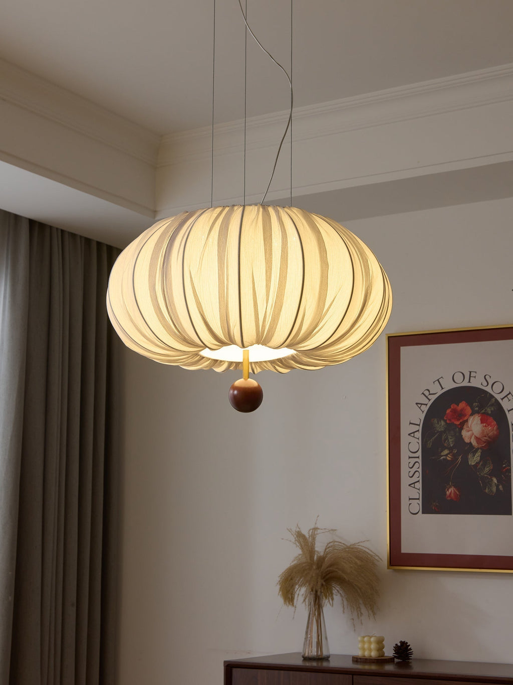 Valeneth Fabric Ceiling Light-Moonnatur