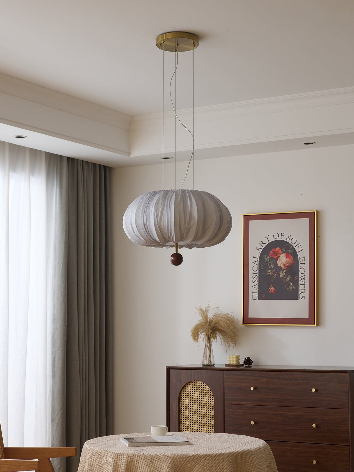Valeneth Fabric Ceiling Light-Moonnatur