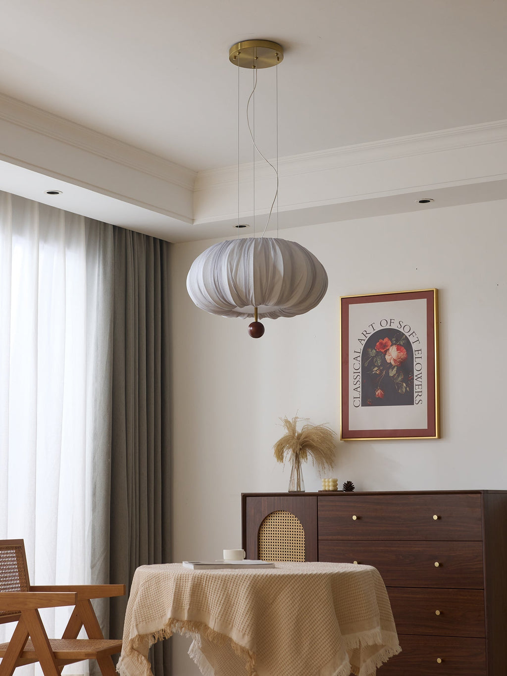 Valeneth Fabric Ceiling Light-Moonnatur