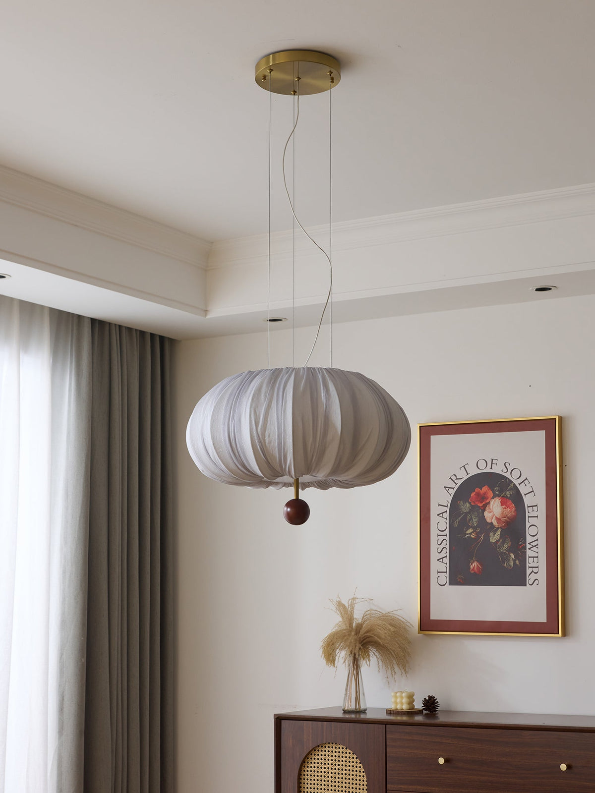Valeneth Fabric Ceiling Light-Moonnatur