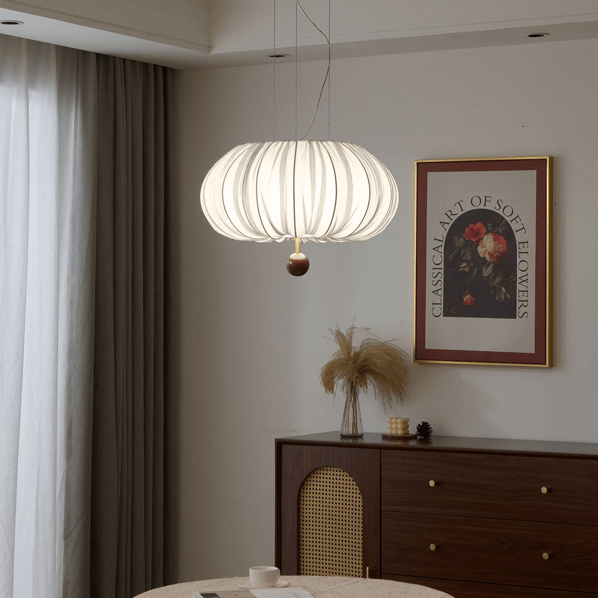 Valeneth Fabric Ceiling Light-Moonnatur