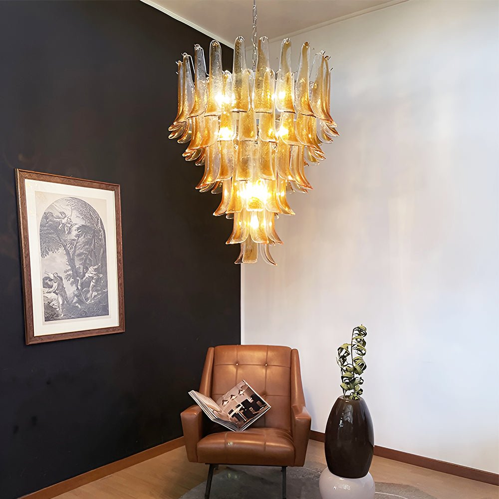 Veyrenwood Glass Chandelier-Moonnatur