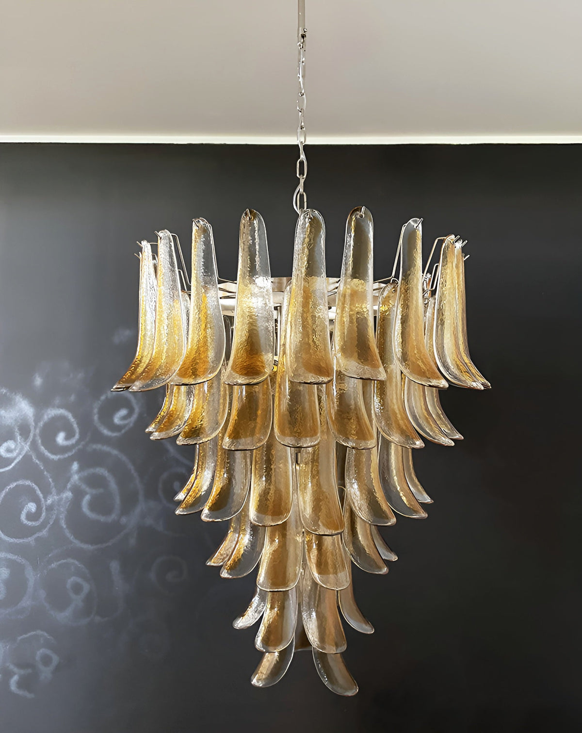 Veyrenwood Glass Chandelier-Moonnatur