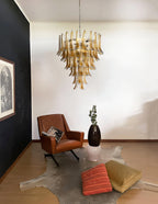 Veyrenwood Glass Chandelier-Moonnatur