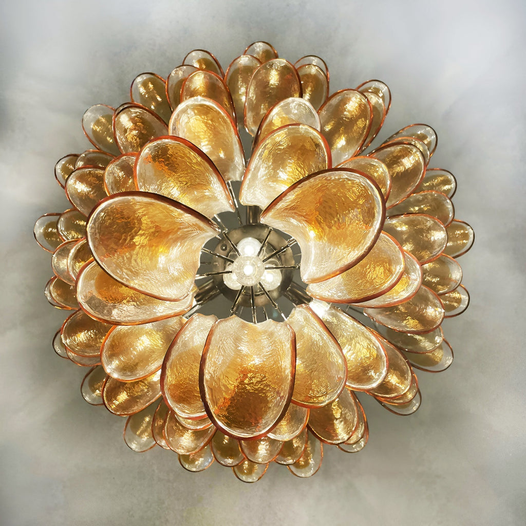 Veyrenwood Glass Chandelier-Moonnatur