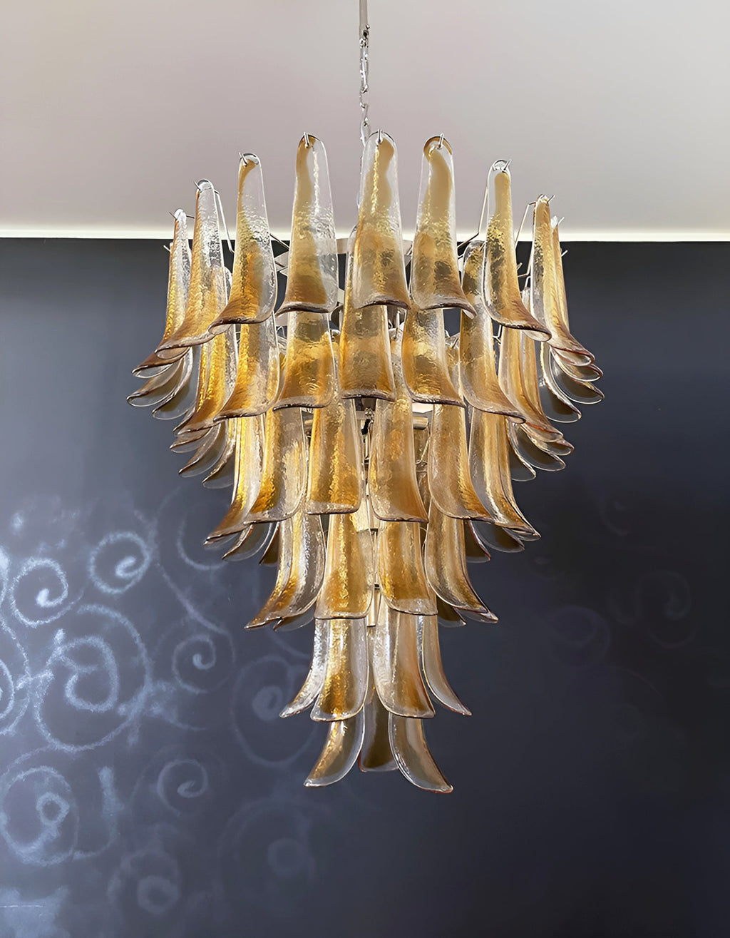 Veyrenwood Glass Chandelier-Moonnatur