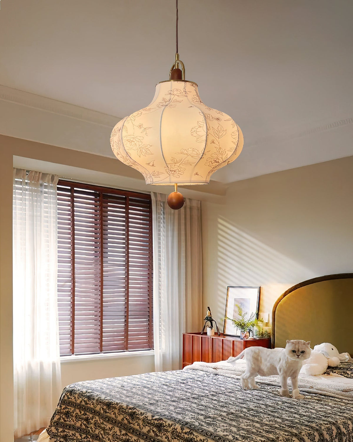 Finverhaven Fabric Pendant Light-Moonnatur