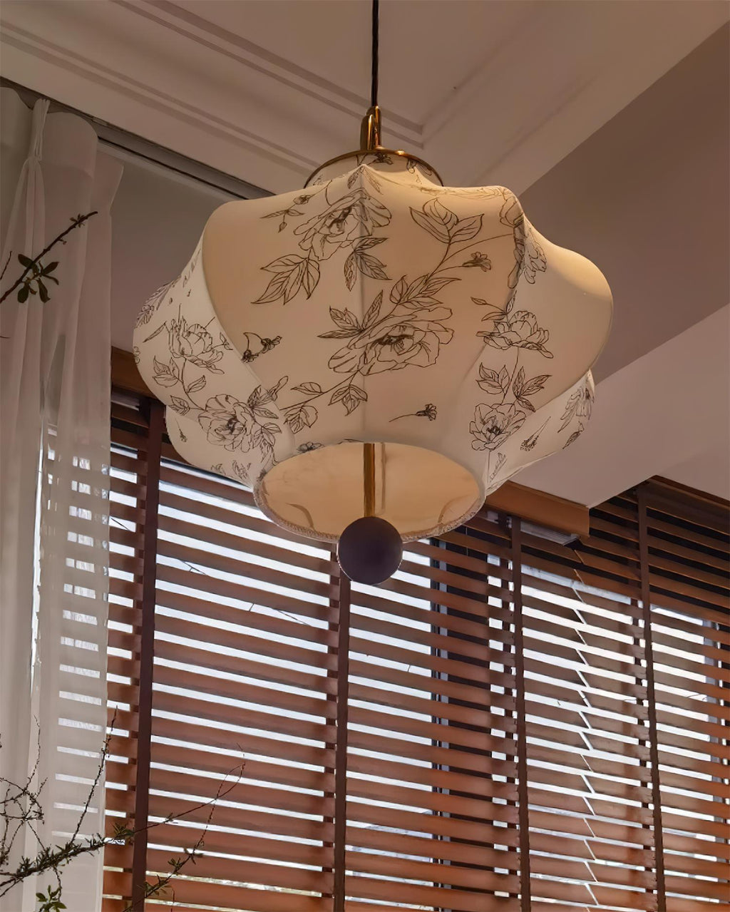 Finverhaven Fabric Pendant Light-Moonnatur