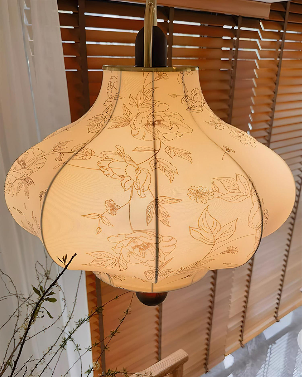 Finverhaven Fabric Pendant Light-Moonnatur