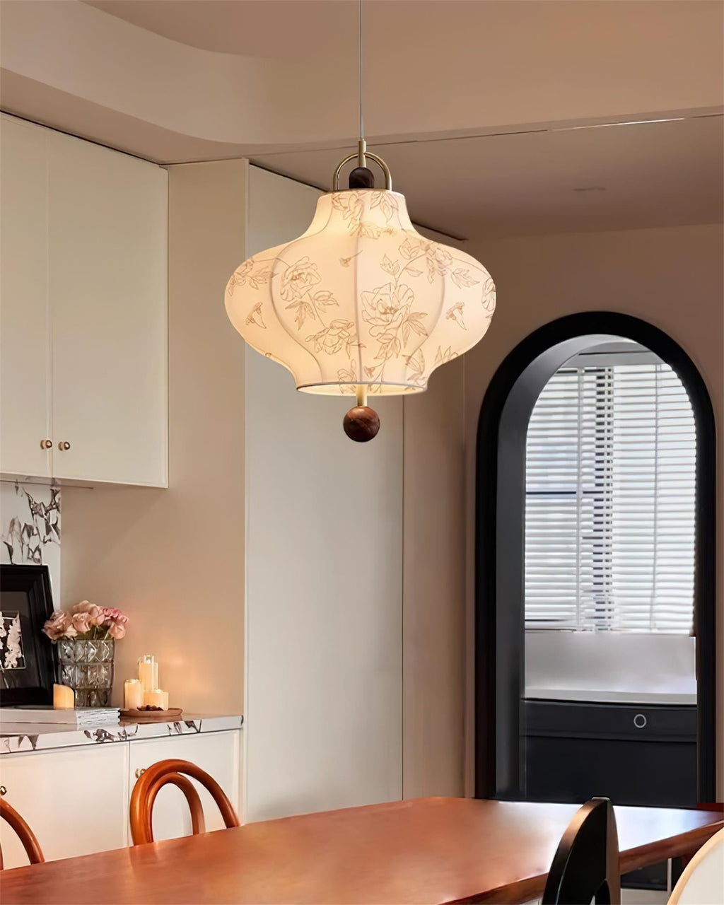 Finverhaven Fabric Pendant Light-Moonnatur