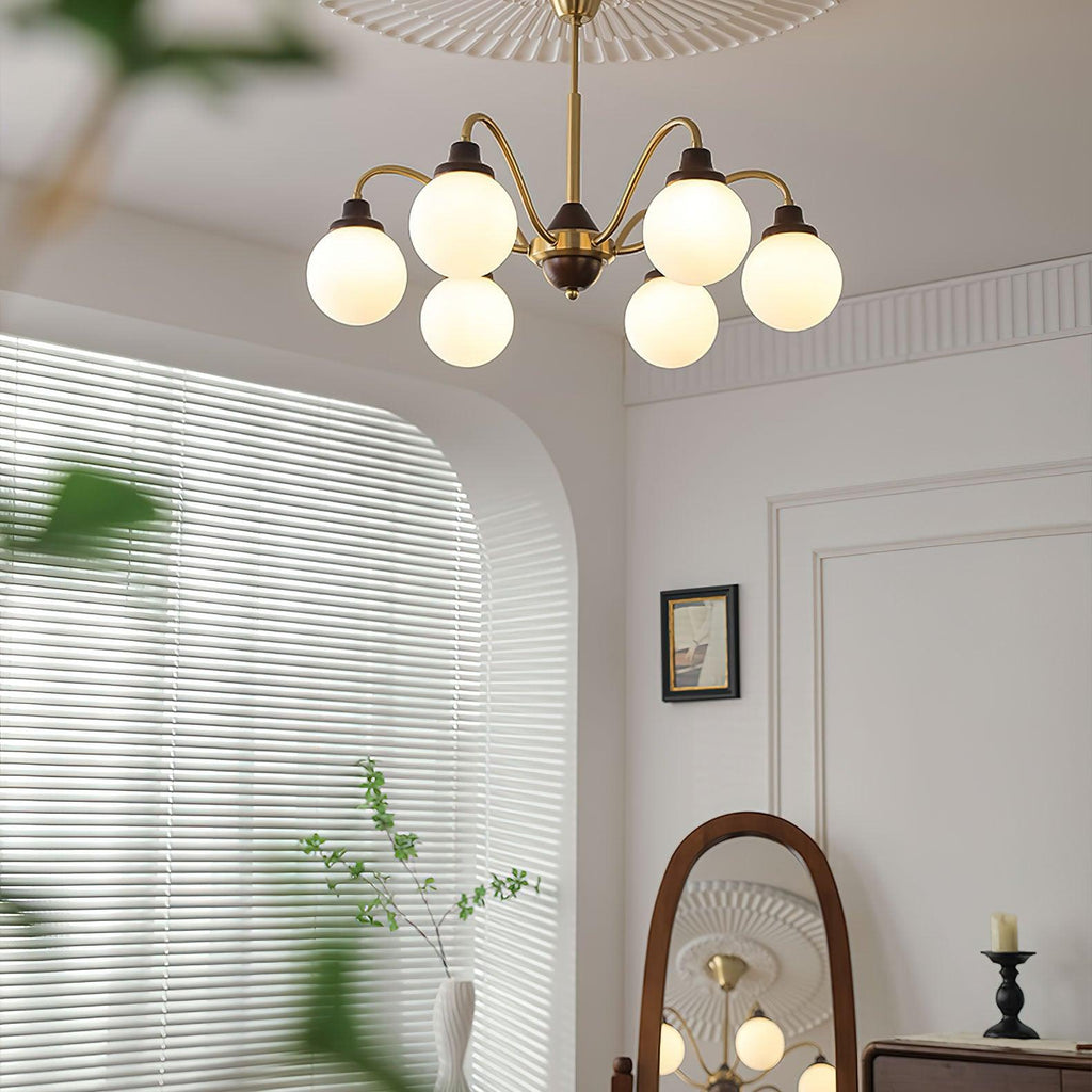 Pardenena Glass Chandelier-Moonnatur