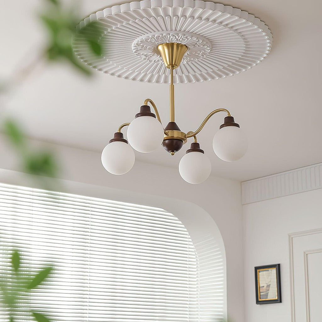 Pardenena Glass Chandelier-Moonnatur