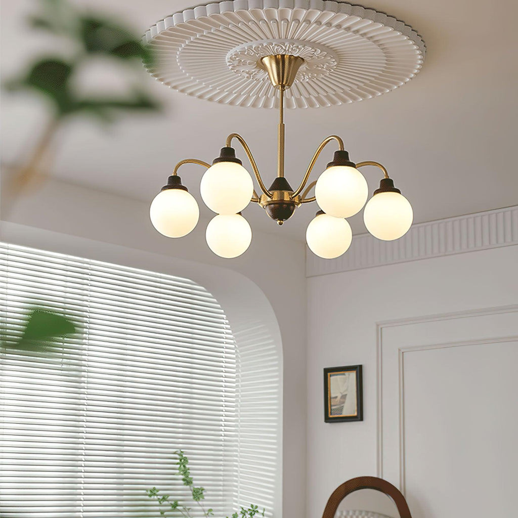 Pardenena Glass Chandelier-Moonnatur
