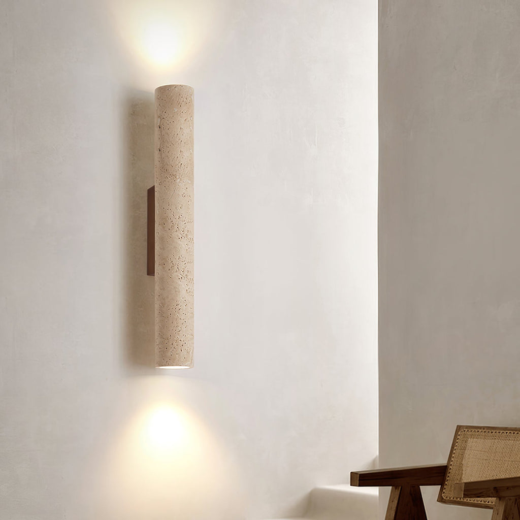 Rildenora Travertine Wall Light-Moonnatur