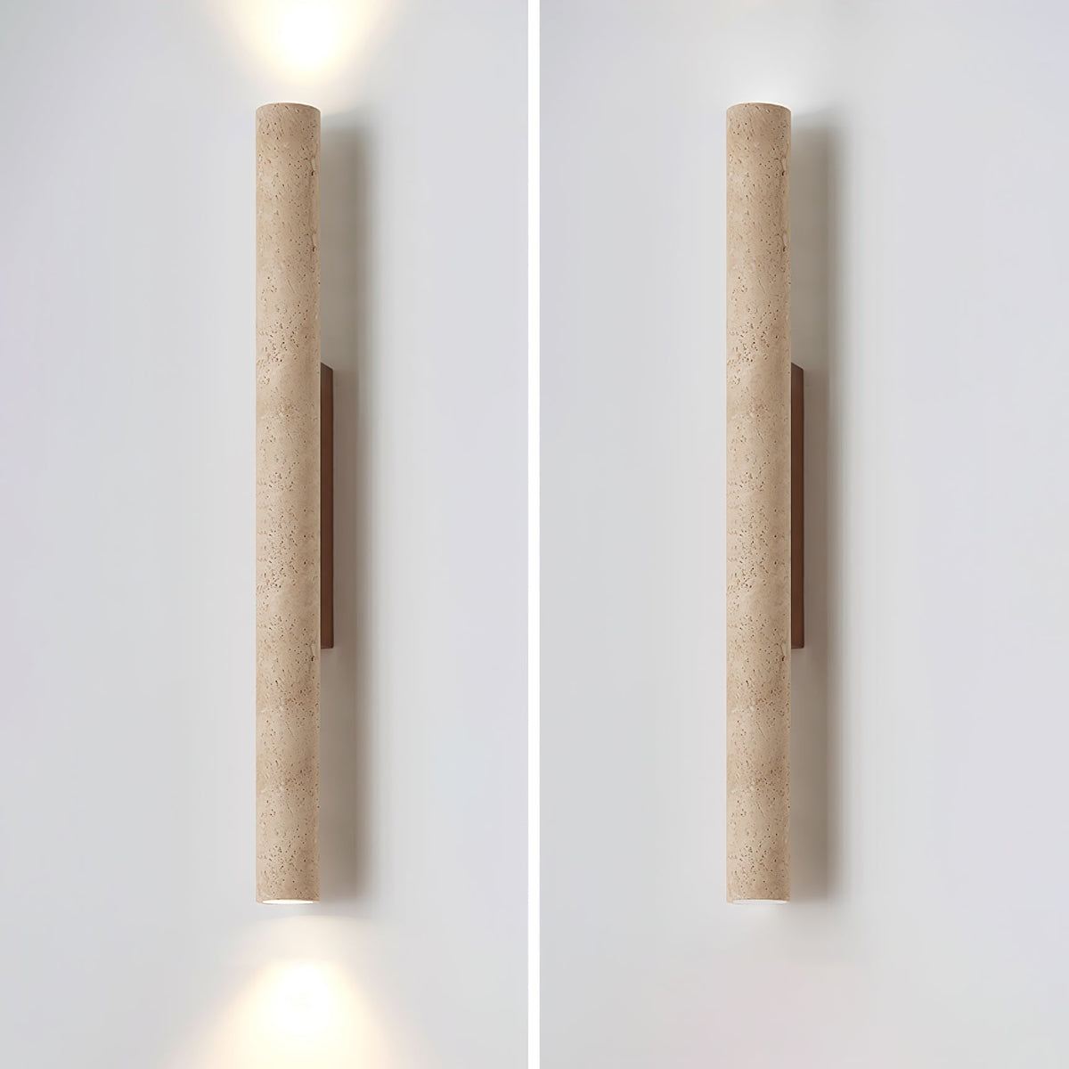 Rildenora Travertine Wall Light-Moonnatur