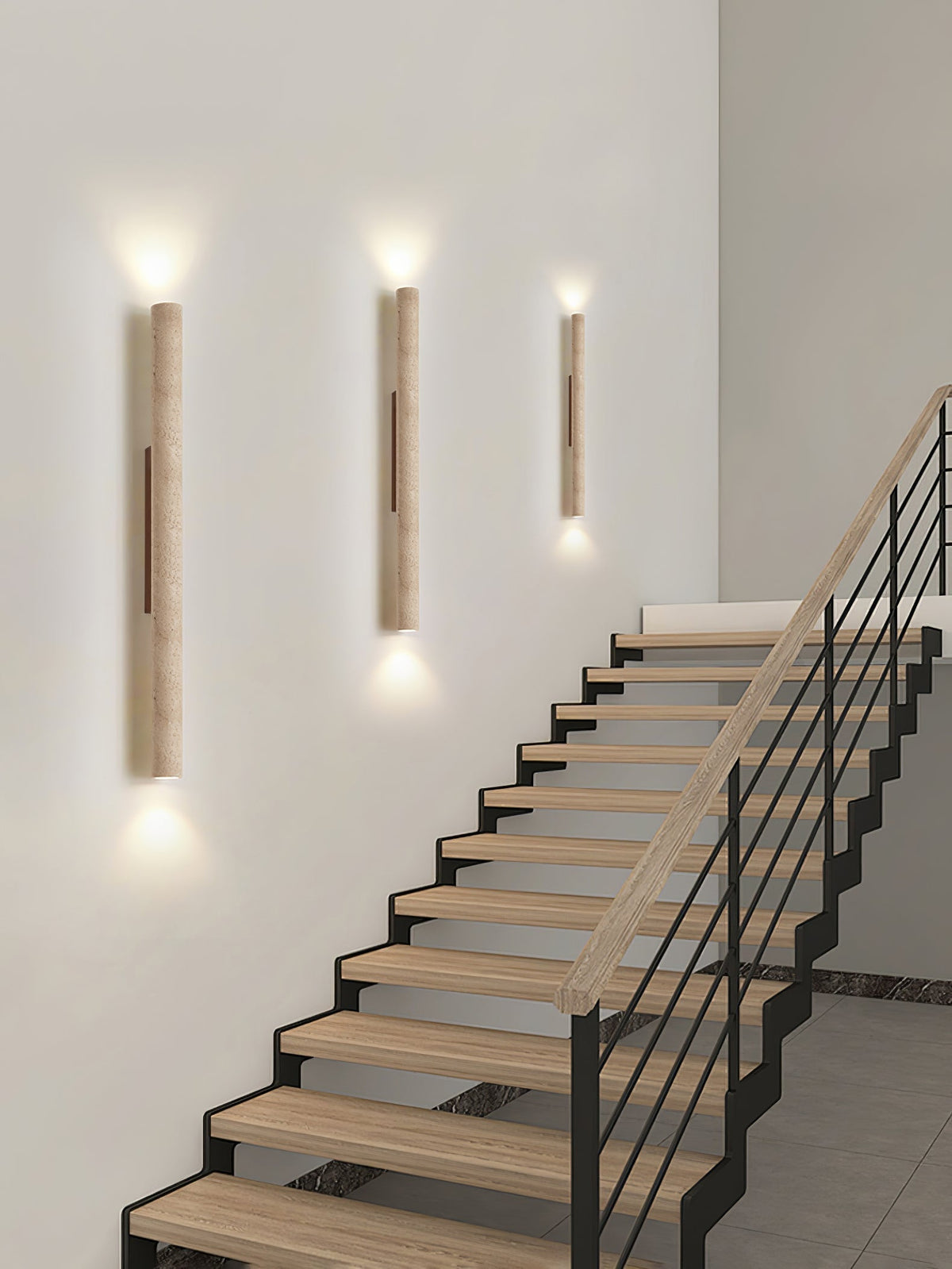Rildenora Travertine Wall Light-Moonnatur